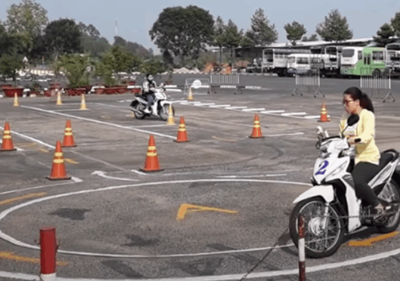 Lịch thi bằng lái xe A1 tại Hải Phòng. Ảnh minh hoạ